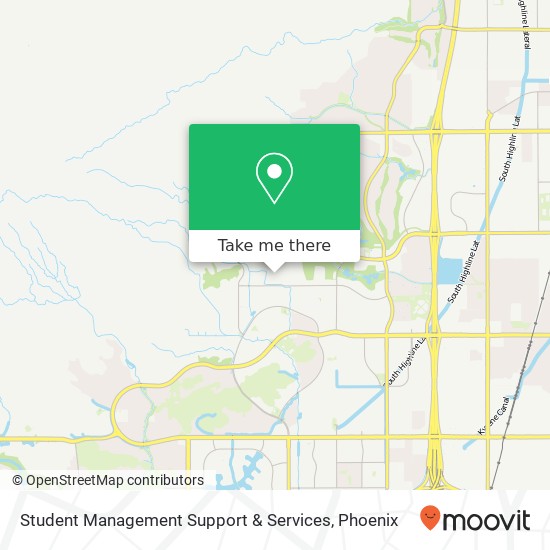 Mapa de Student Management Support & Services