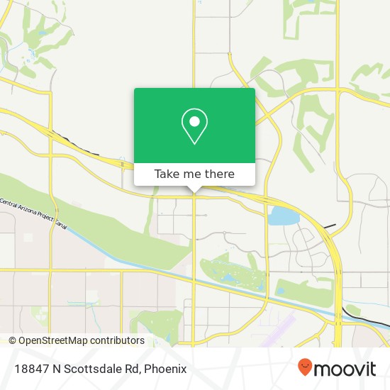 18847 N Scottsdale Rd map