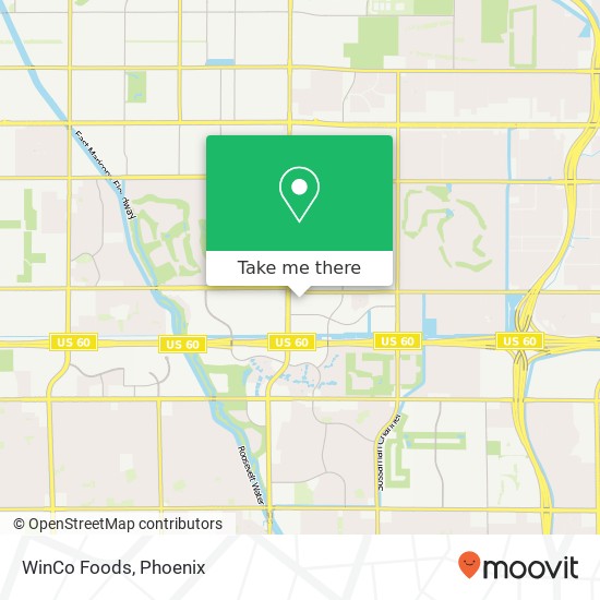 WinCo Foods map