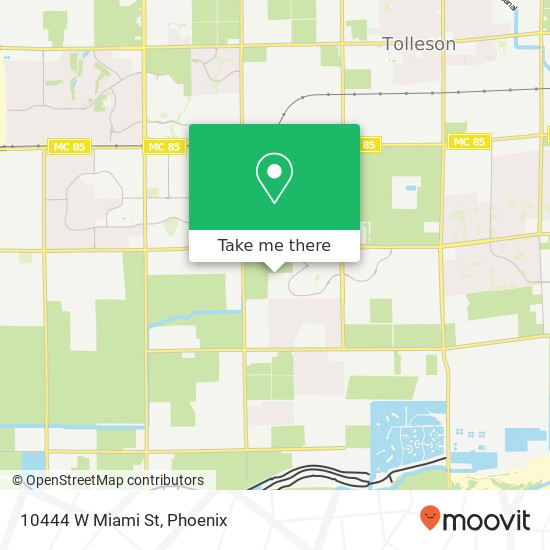 10444 W Miami St map