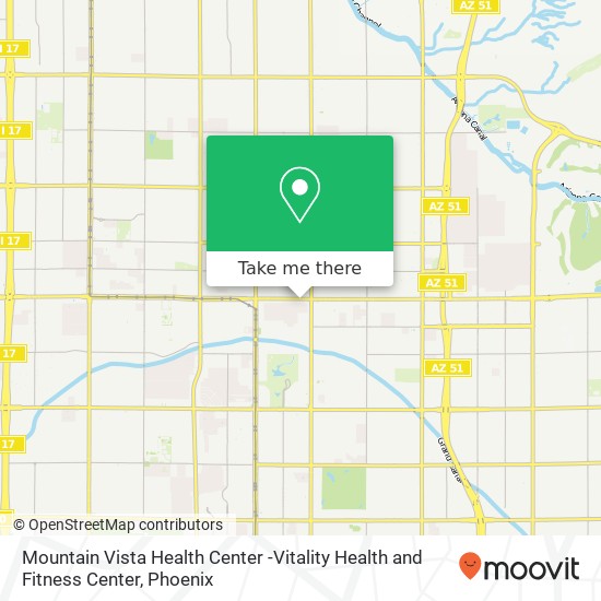 Mountain Vista Health Center -Vitality Health and Fitness Center map