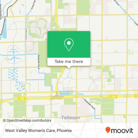 West Valley Women's Care map