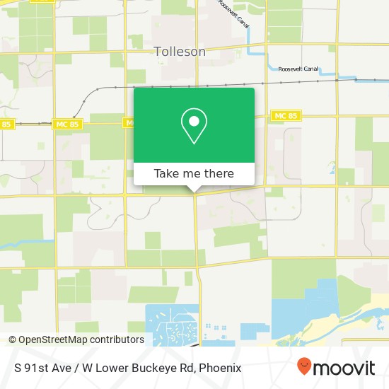 S 91st Ave / W Lower Buckeye Rd map