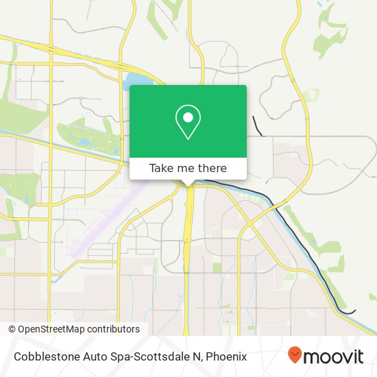 Mapa de Cobblestone Auto Spa-Scottsdale N