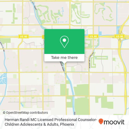 Herman Randi MC Licensed Professional Counselor-Children Adolescents & Adults map
