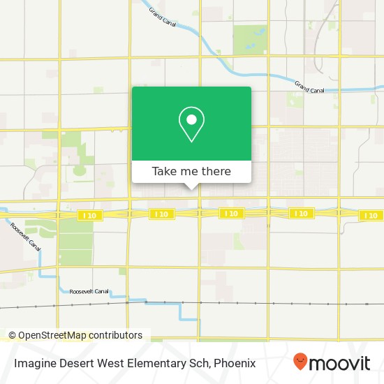 Mapa de Imagine Desert West Elementary Sch