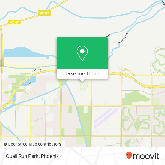 Quail Run Park map