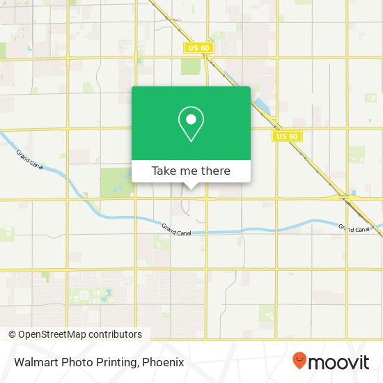 Walmart Photo Printing map