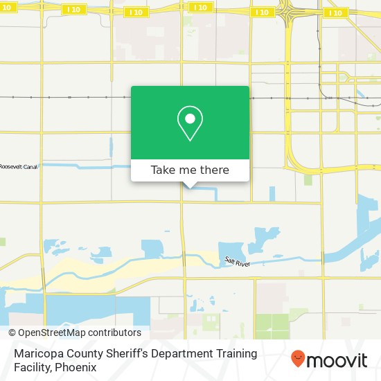 Mapa de Maricopa County Sheriff's Department Training Facility