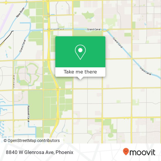 8840 W Glenrosa Ave map