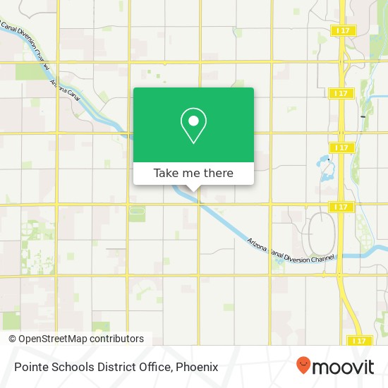 Mapa de Pointe Schools District Office