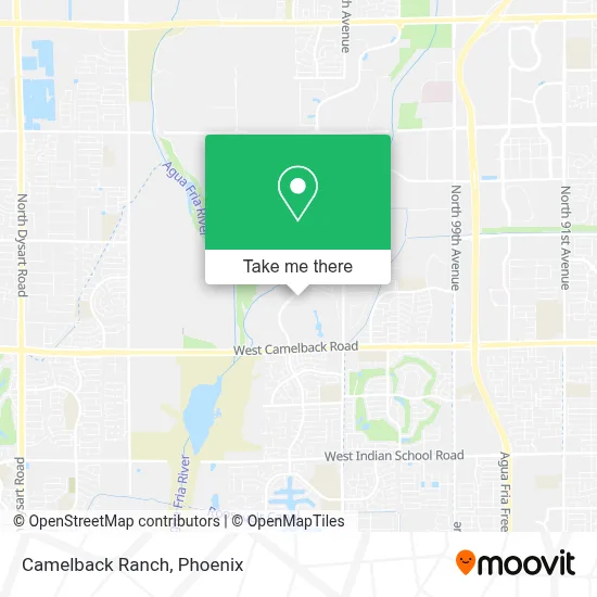 Camelback Ranch map