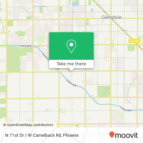 Mapa de N 71st Dr / W Camelback Rd