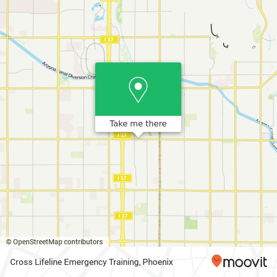 Cross Lifeline Emergency Training map