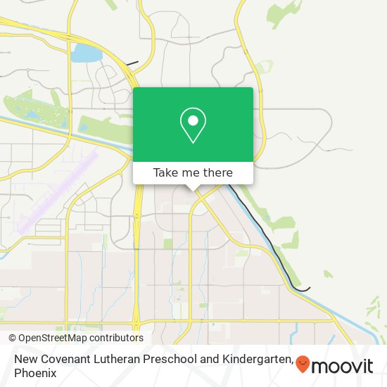 Mapa de New Covenant Lutheran Preschool and Kindergarten