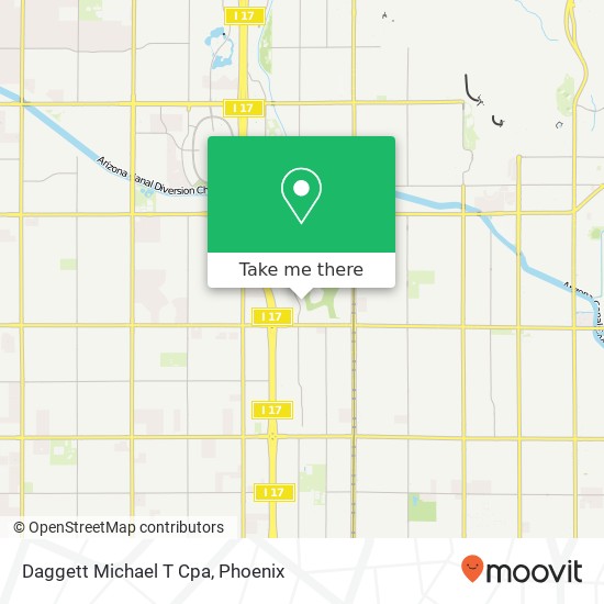 Daggett Michael T Cpa map