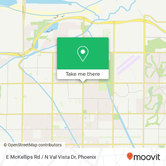 E McKellips Rd / N Val Vista Dr map