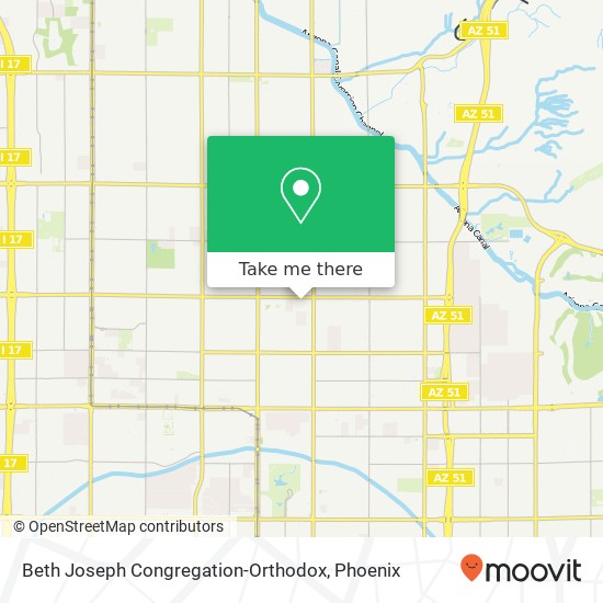 Beth Joseph Congregation-Orthodox map