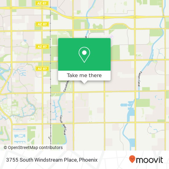 3755 South Windstream Place map