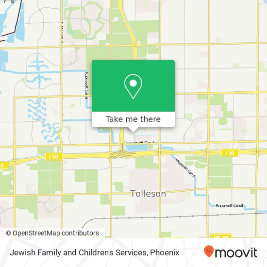 Jewish Family and Children's Services map