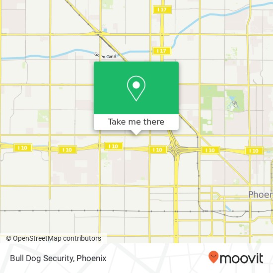 Bull Dog Security map