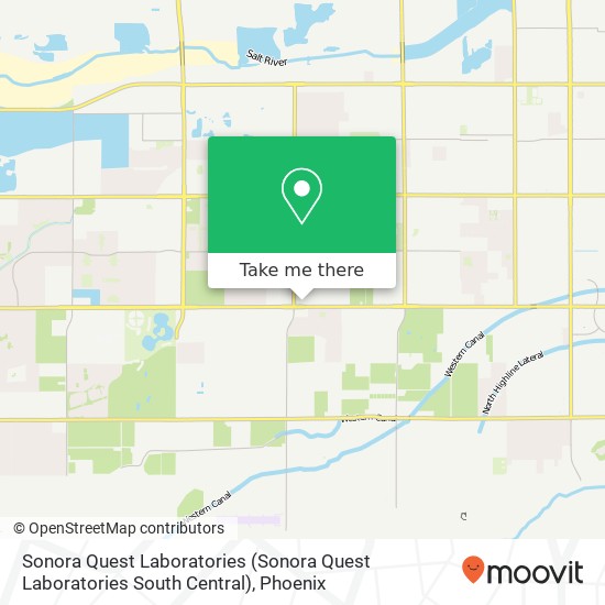 Sonora Quest Laboratories (Sonora Quest Laboratories South Central) map