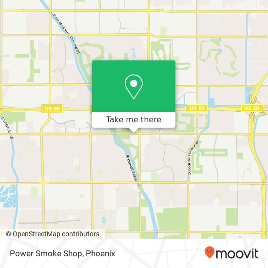 Power Smoke Shop map