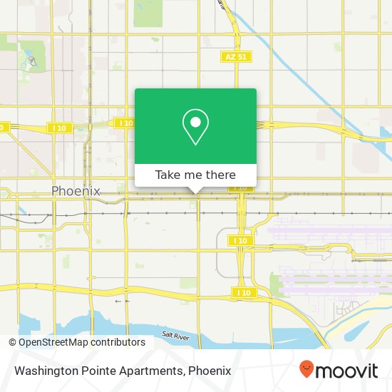 Washington Pointe Apartments map