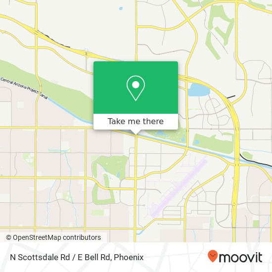 Mapa de N Scottsdale Rd / E Bell Rd
