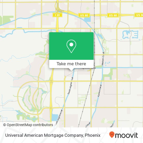 Universal American Mortgage Company map