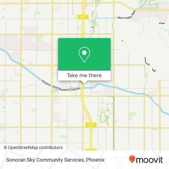 Sonoran Sky Community Services map