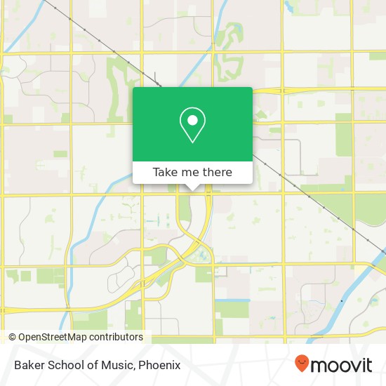 Baker School of Music map