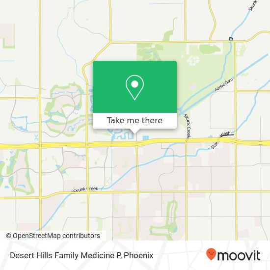 Desert Hills Family Medicine P map