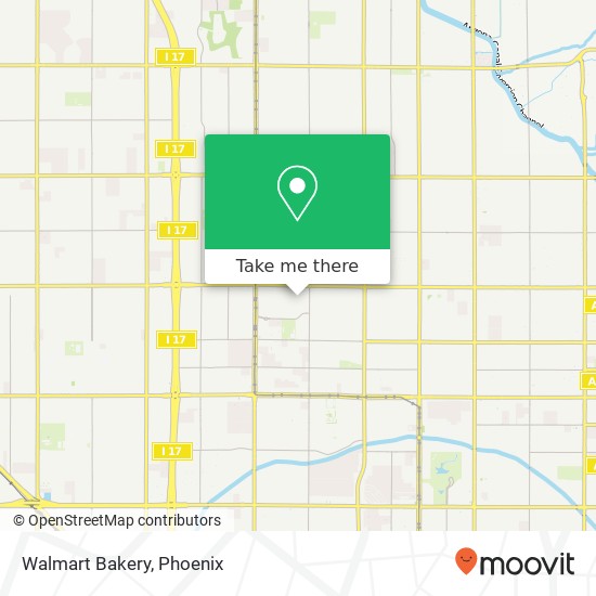 Mapa de Walmart Bakery