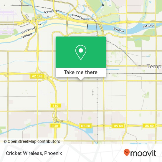 Cricket Wireless map