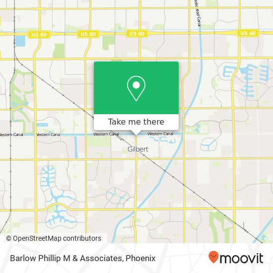 Mapa de Barlow Phillip M & Associates