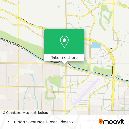 Mapa de 17010 North Scottsdale Road