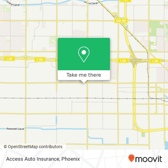 Access Auto Insurance map