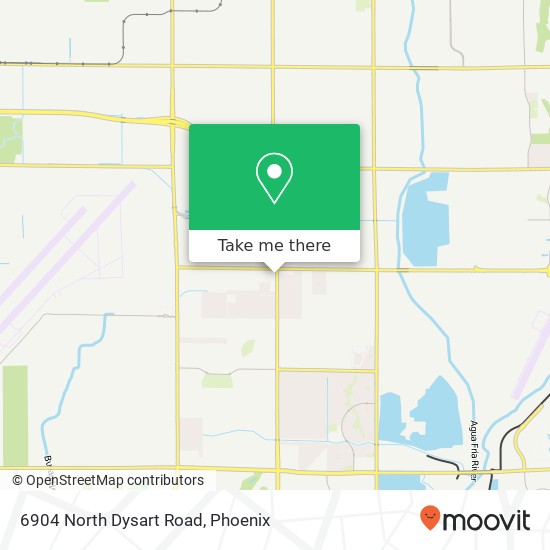 6904 North Dysart Road map