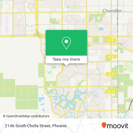 2146 South Cholla Street map