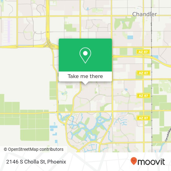 2146 S Cholla St map