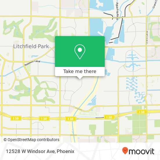 Mapa de 12528 W Windsor Ave