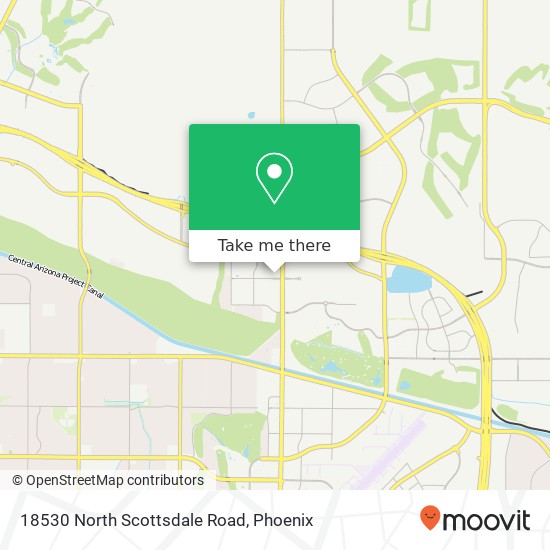 18530 North Scottsdale Road map