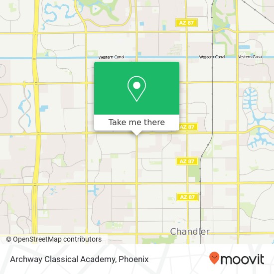 Mapa de Archway Classical Academy