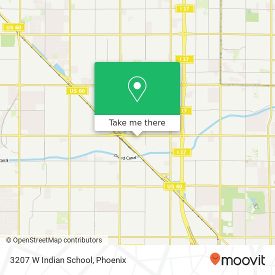 3207 W Indian School map