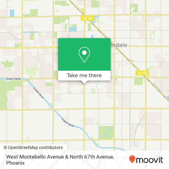 West Montebello Avenue & North 67th Avenue map