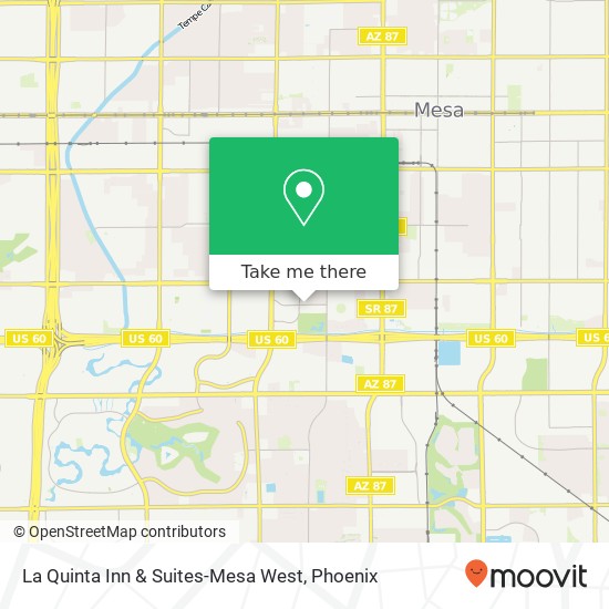 La Quinta Inn & Suites-Mesa West map