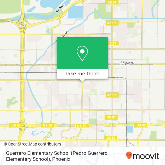 Guerrero Elementary School map