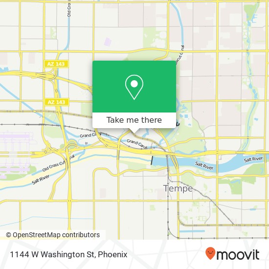 1144 W Washington St map
