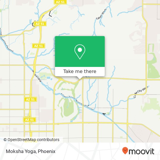 Mapa de Moksha Yoga